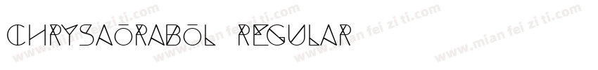 Chrysaorabol Regular字体转换